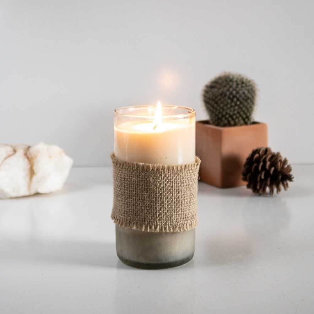 Handpoured Candle with Coconut &amp; Soy Wax | Humby Organics