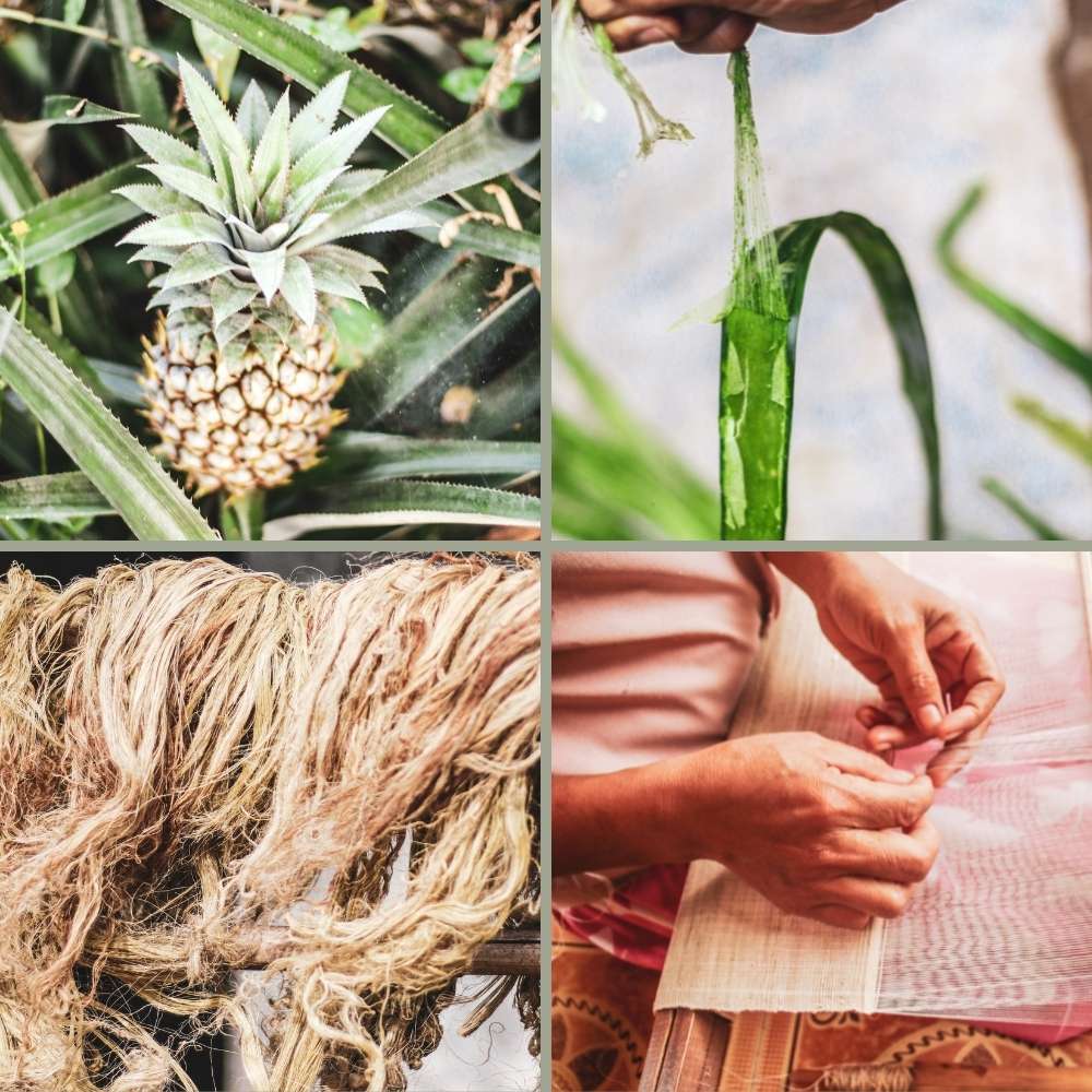 Pineapple Fabric Cushion Cover - Pinalo - Zero Waste Cartel