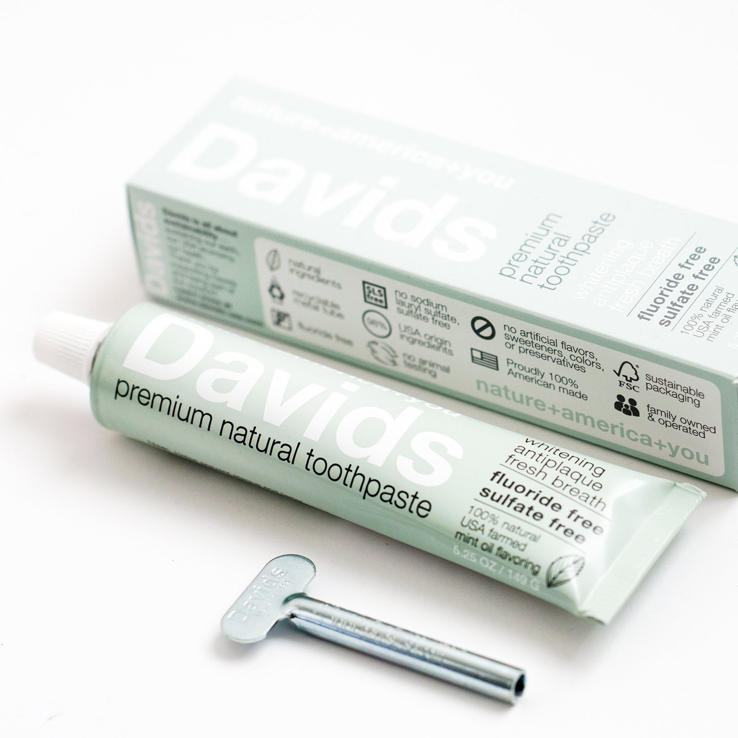 Premium Natural Toothpaste | Davids - Zero Waste Cartel